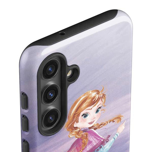 Disney Frozen Anna Sketch Art Galaxy S25 Impact Case